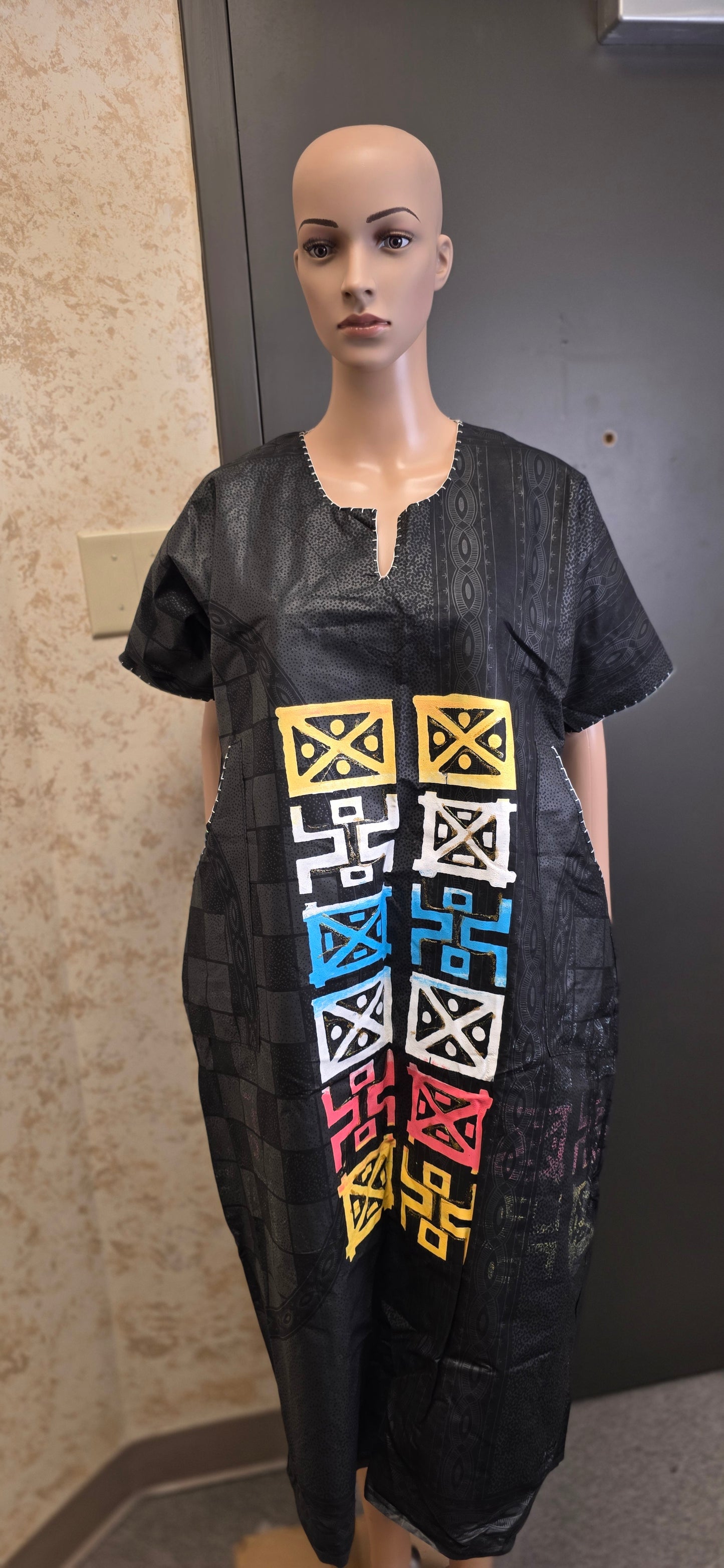 Ebony Symbols African Heritage Boubou Gown