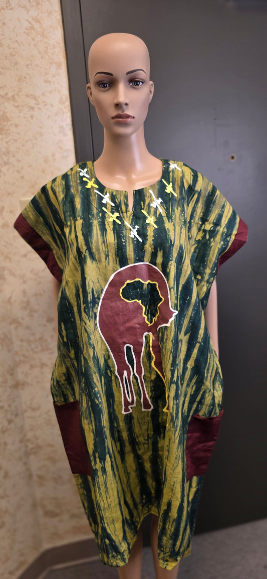 Heritage Silhouette African Boubou Gown