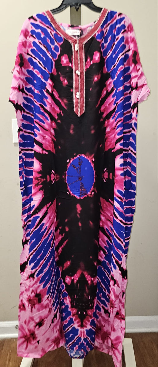 Multi Color Kaftan/Abaya Dress