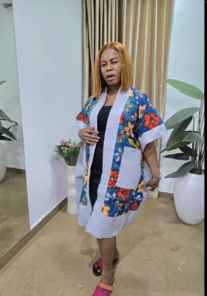 Floral Patch Kimono Jacket with Zip