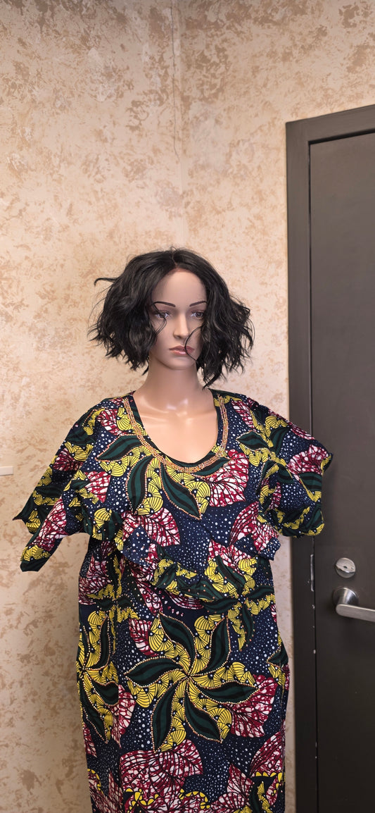 Royal Radiance Ankara Dress